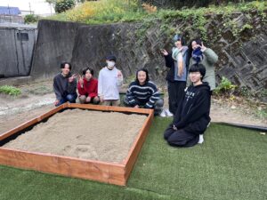 ゼミ活動 交流砂場